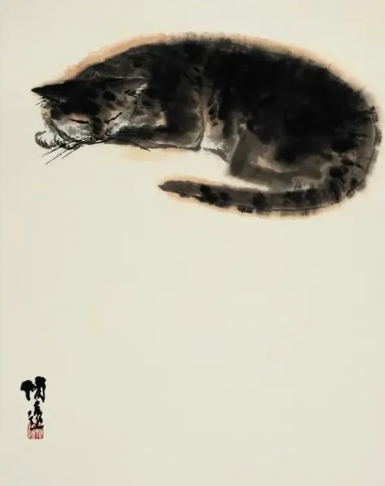 陆国强·睡猫
