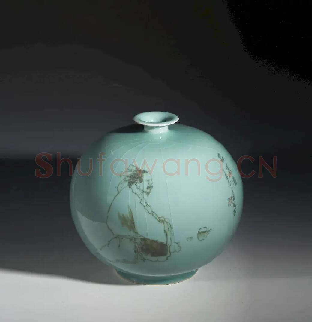 沈其旺·《品茗图》
