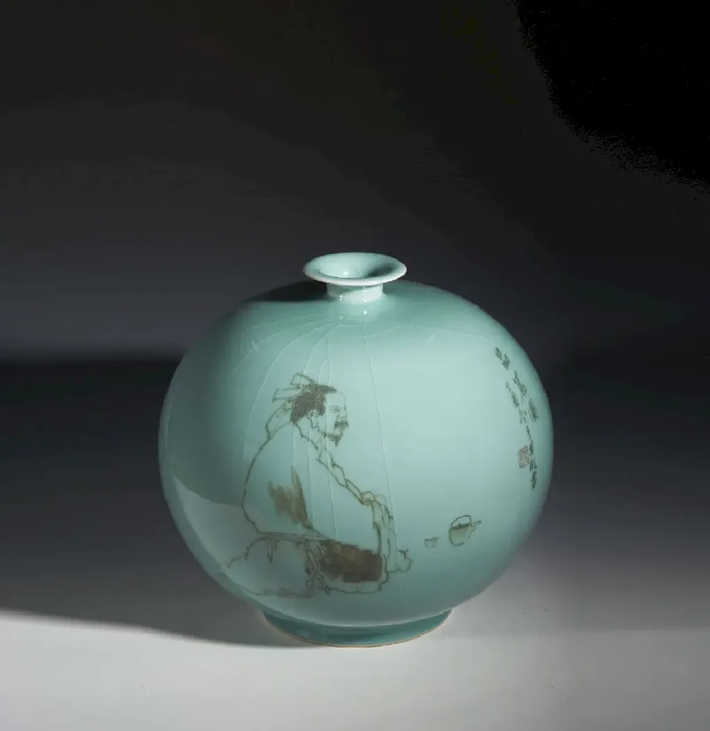 沈其旺·《品茗图》