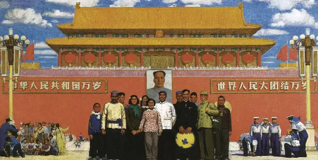 孙滋溪·天安门前