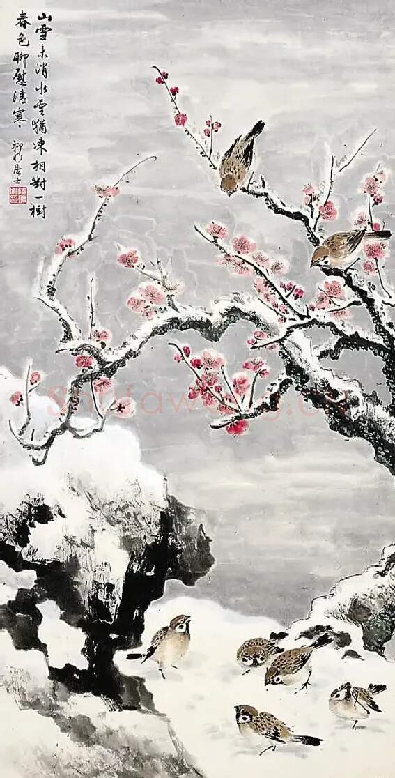 陆抑非·花 鸟