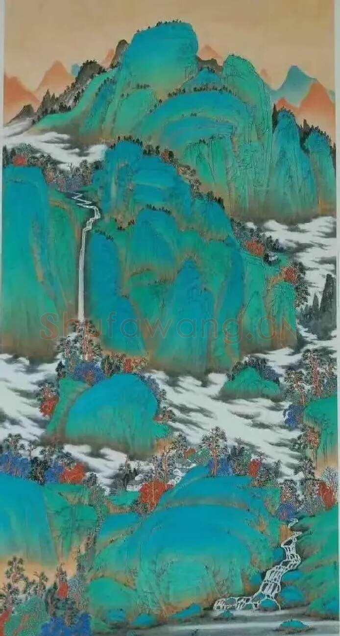 马治富·数峰无语青山秀