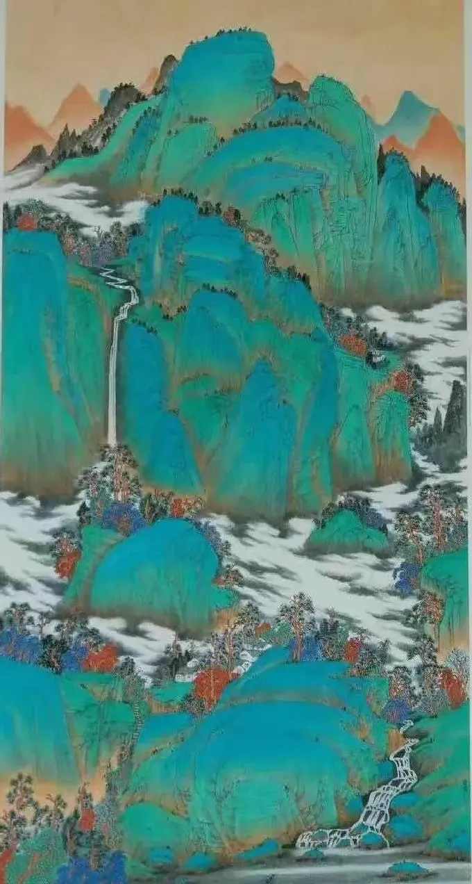 马治富·数峰无语青山秀