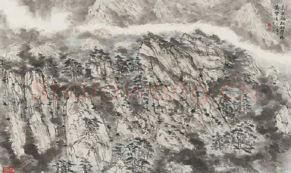 范一夫·长风驱松柏，声拂万壑清