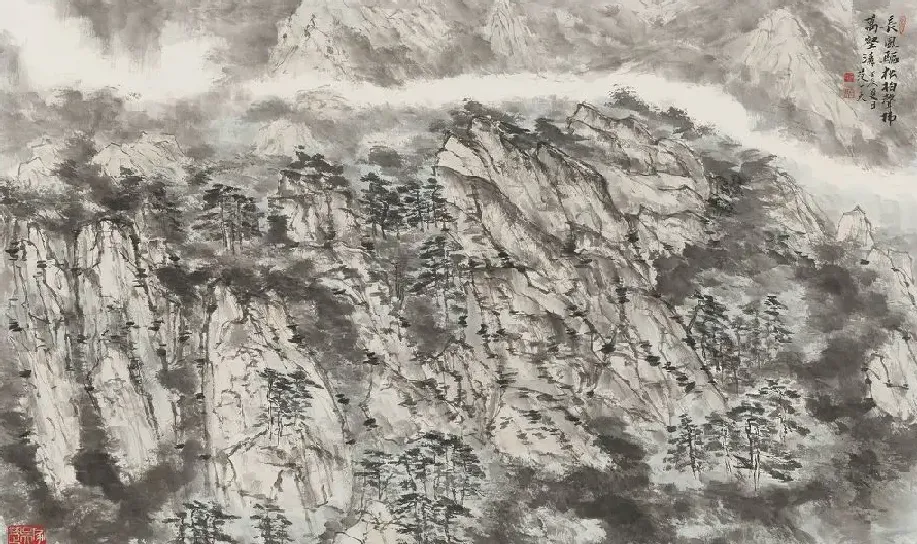 范一夫·长风驱松柏，声拂万壑清