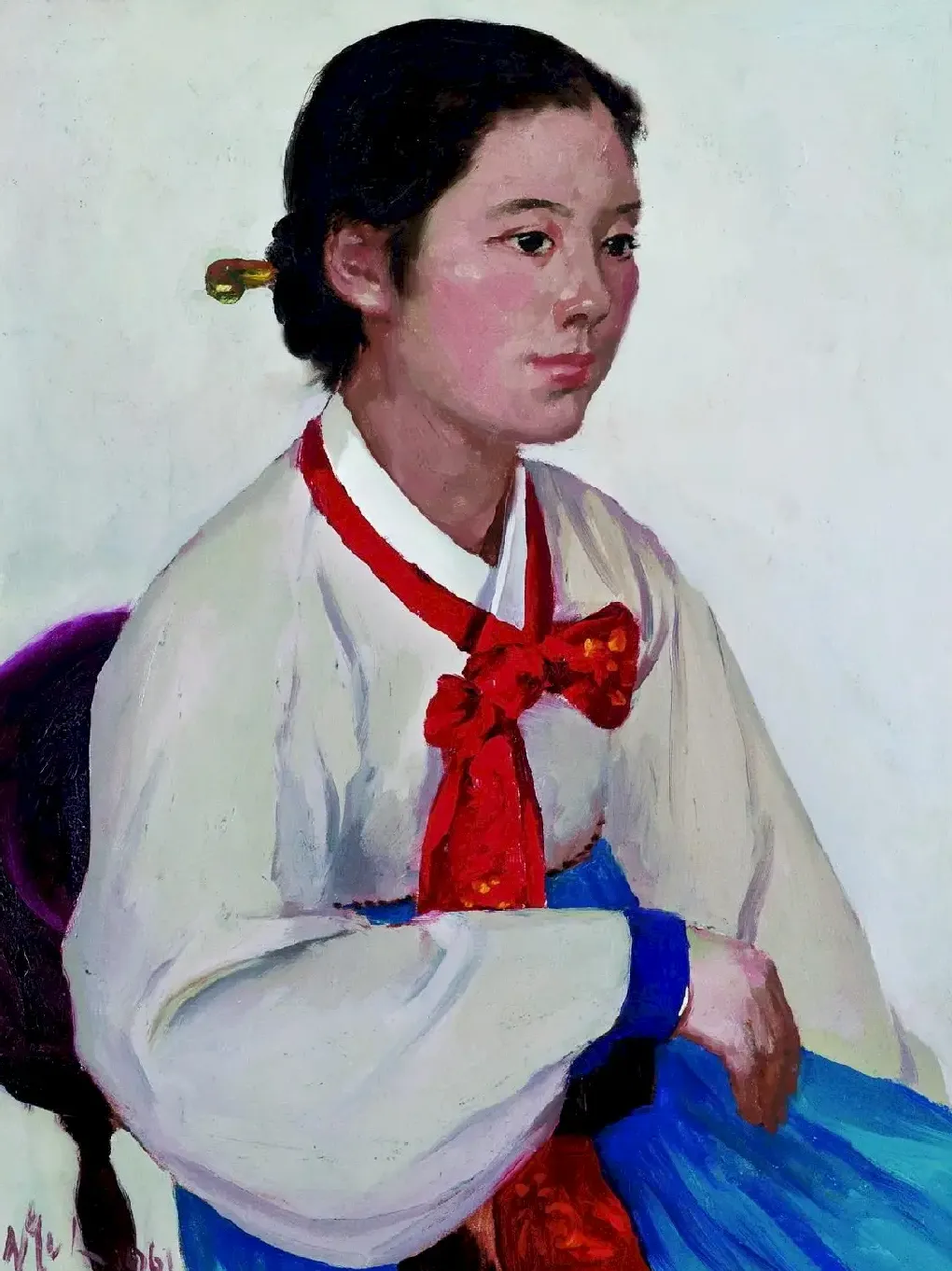 吴作人·朝鲜族女舞蹈家