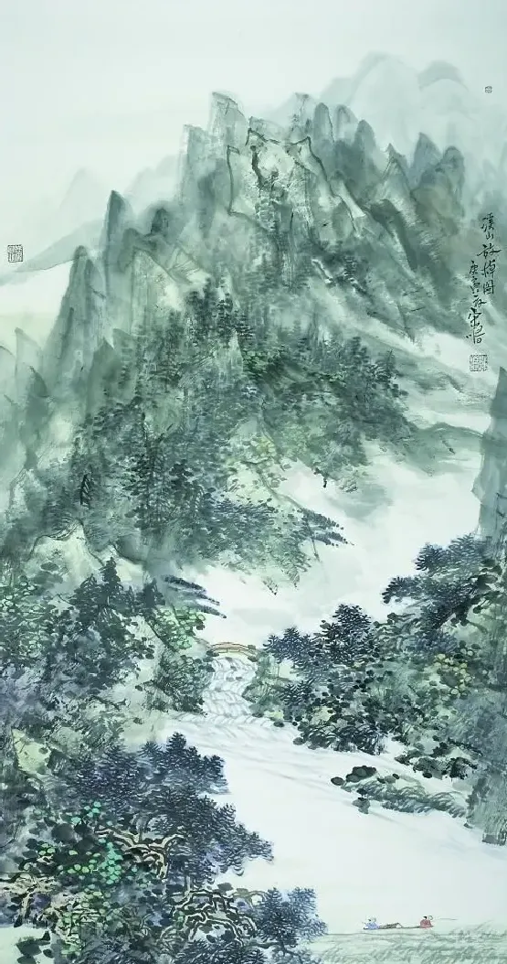 宋鸣·溪山放棹图