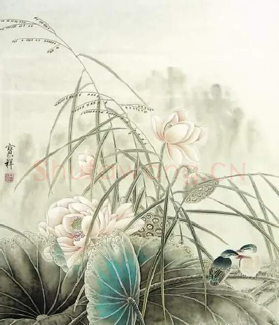 王宝祥·荷翠图