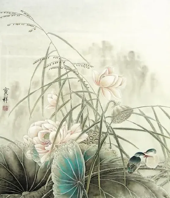王宝祥·荷翠图
