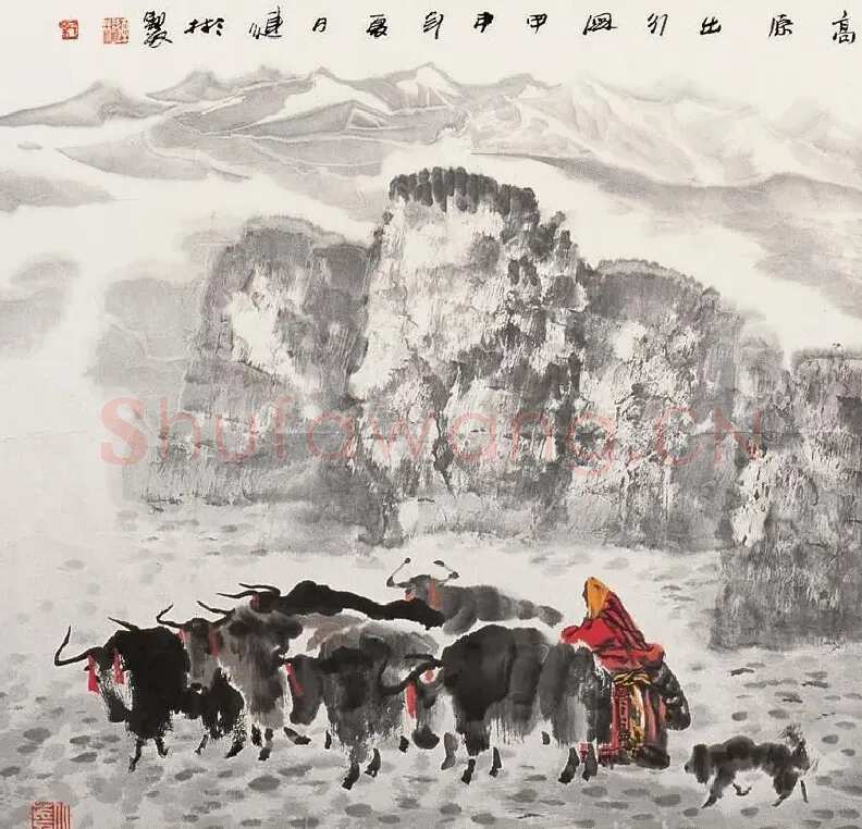 纪连彬·高原出行图