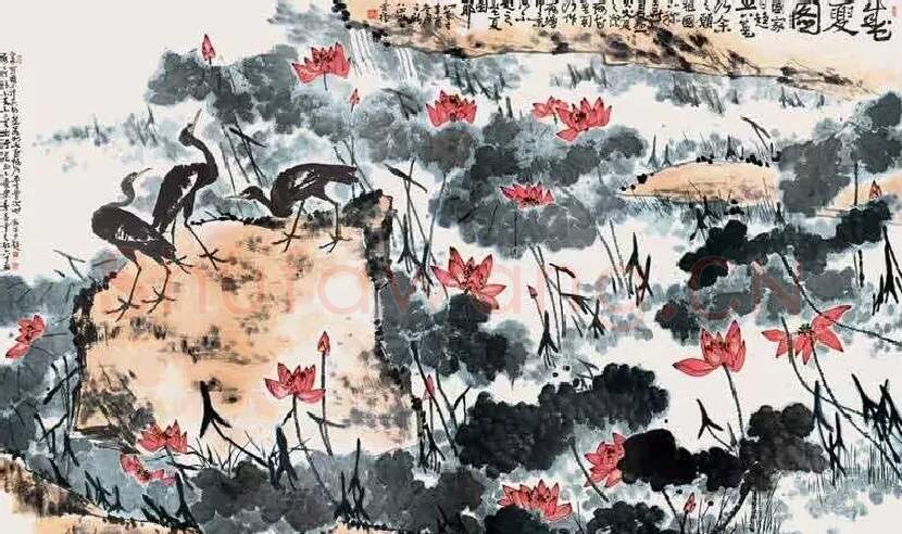 李苦禅·盛夏图