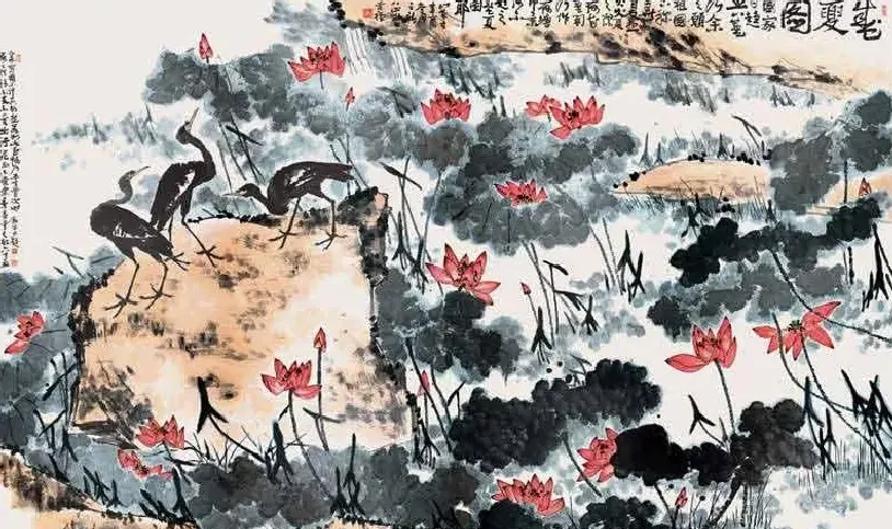 李苦禅·盛夏图