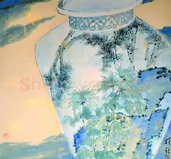 周雅玲·青花影里数归云