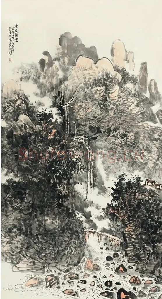 周胜荣·《康定烟云》 