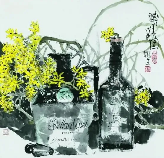 赵梅生·醉春图