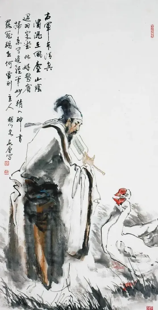 孙敬会·右军好鹅图