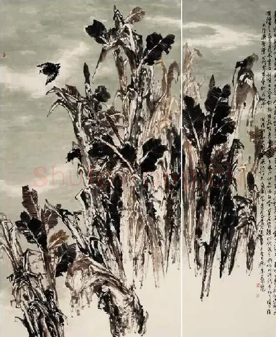 娄建国·雨后蕉林