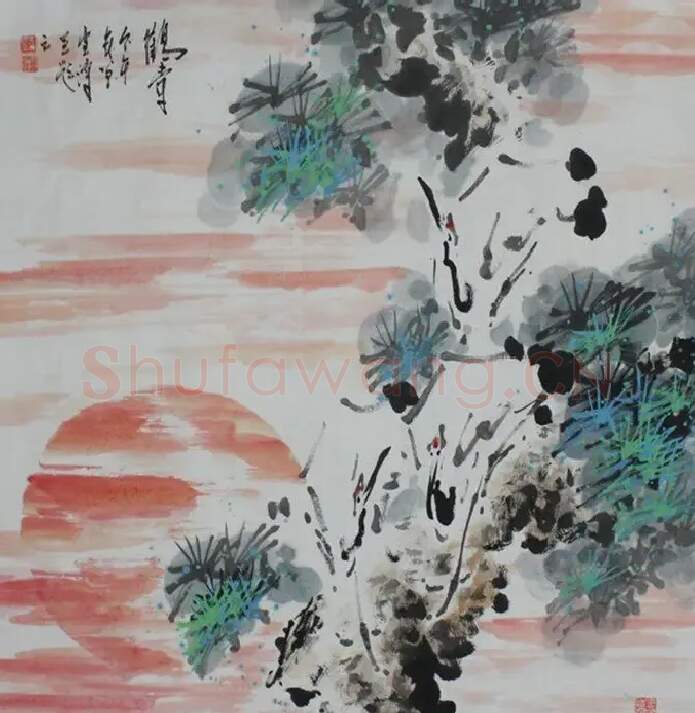 郑云涛·松龄鹤类