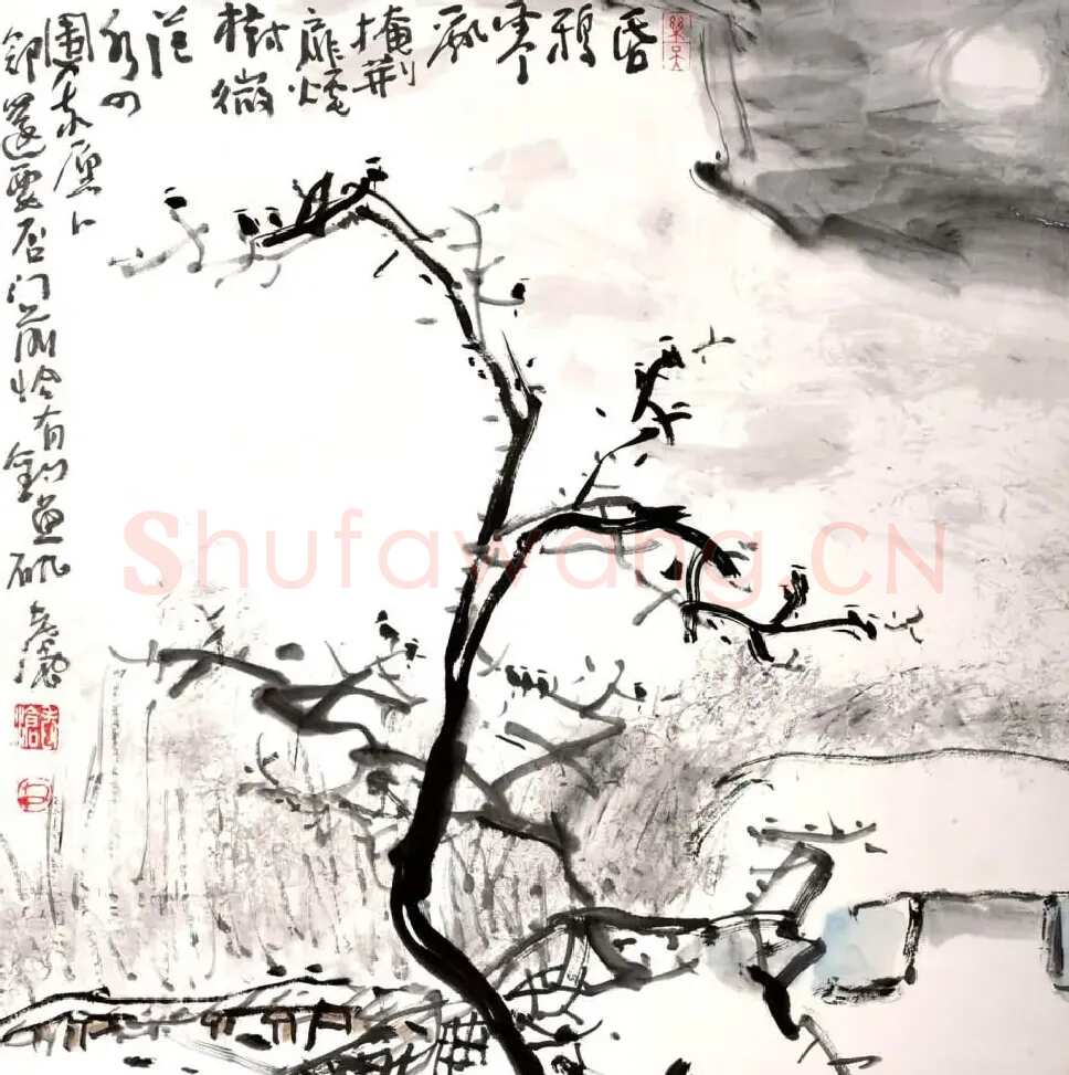 尹沧海·昏鸦零乱掩荆扉