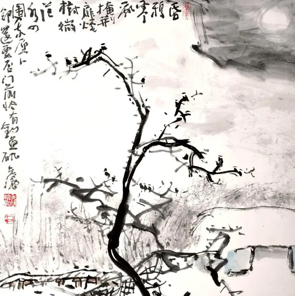尹沧海·昏鸦零乱掩荆扉
