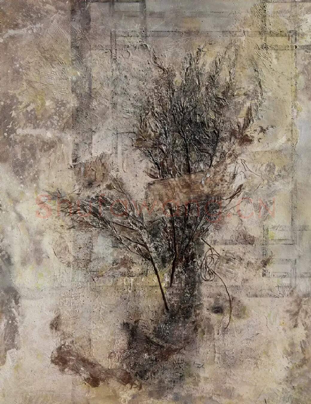 李帅·《大国之窗》第二届全国综合材料绘画双年展入选作品180X240cm