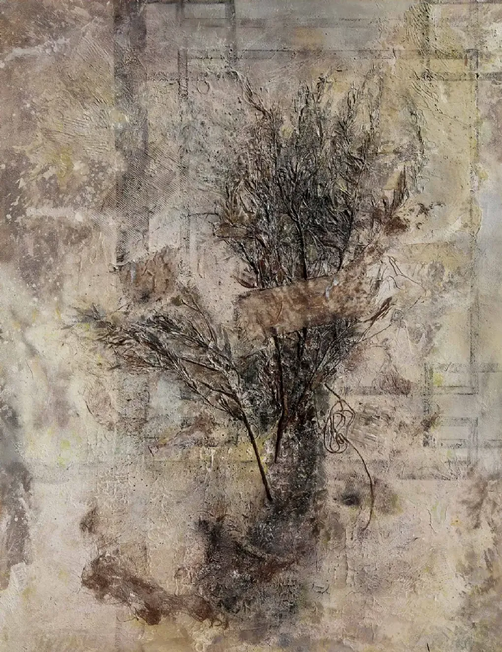 李帅·《大国之窗》第二届全国综合材料绘画双年展入选作品180X240cm