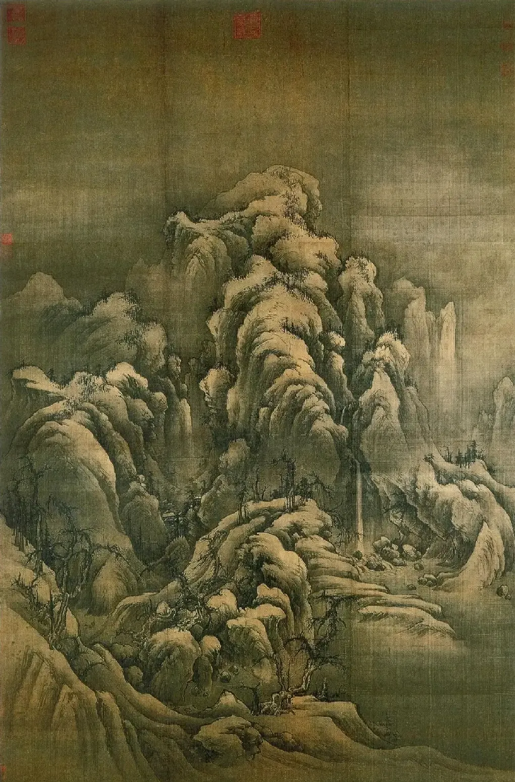 郭熙·雪山图轴