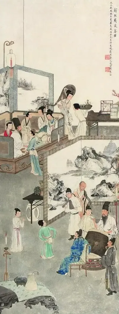 刘凌沧·韩熙载夜宴图