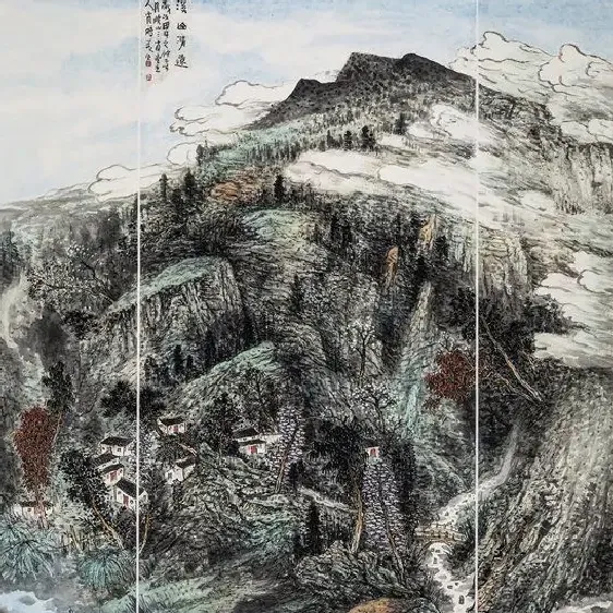 肖鹏飞·溪山清远