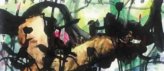 叶烂·荷塘雨萧萧