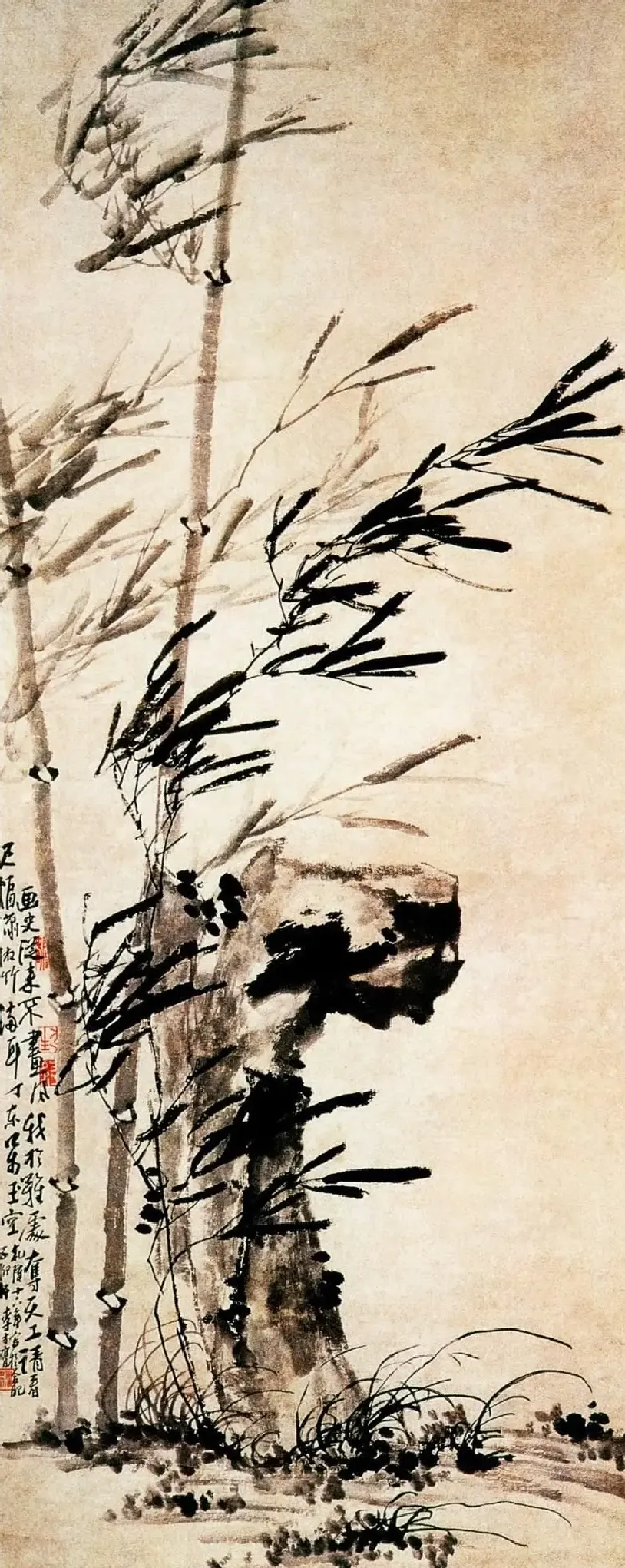 李方膺·潇湘风竹图