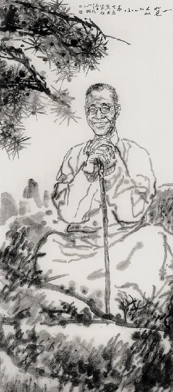 吴山明·一览众山小