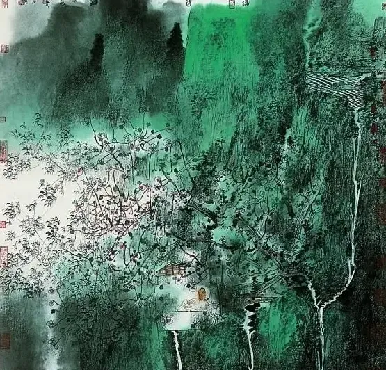 卢禹舜·赠汪伦诗图