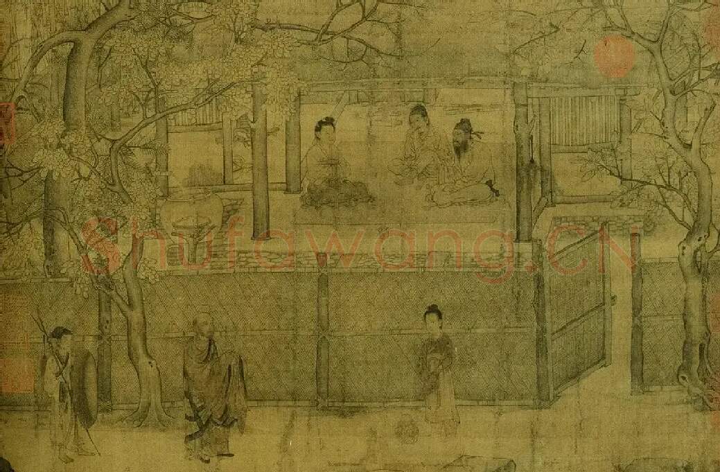 李公麟·丹霞访庞居士图