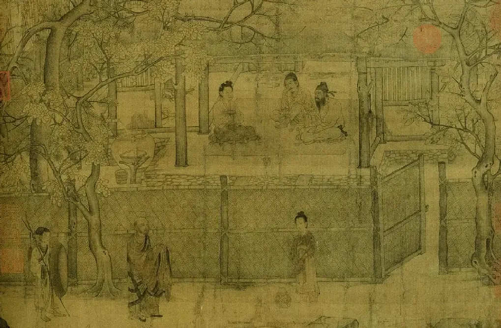 李公麟·丹霞访庞居士图