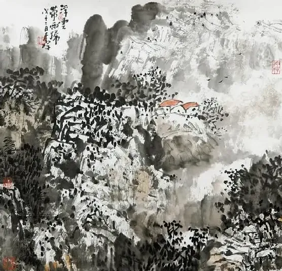 李辉·浮云带雨归