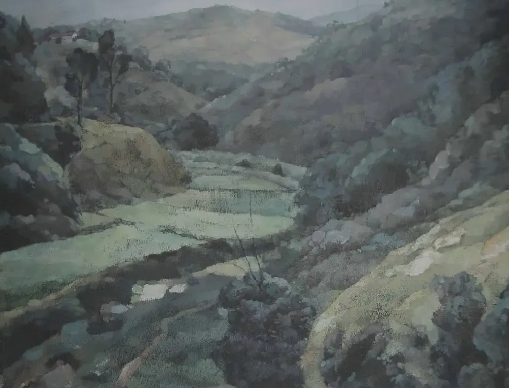 谢俊·《老区小景》