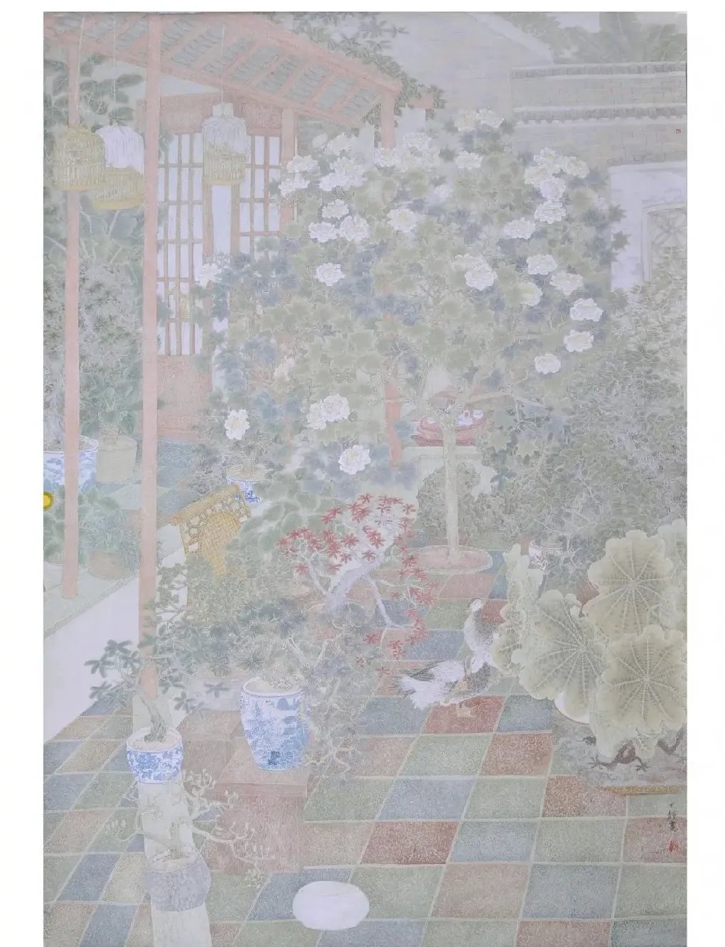 余静·芙蓉散秋锦