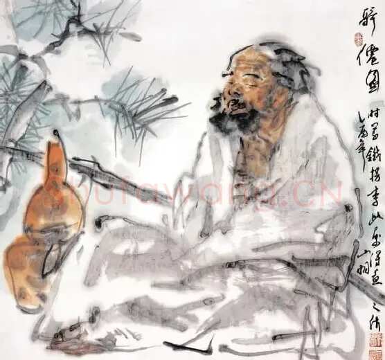 吴山明·醉仙图