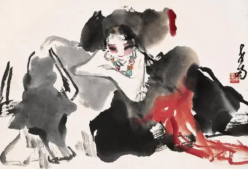 李世南·少女与牛