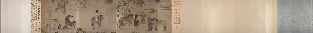 赵伯驹·六马图