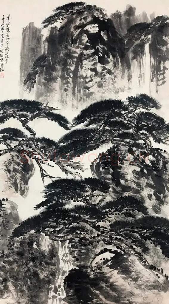 包信源·万壑摇苍烟