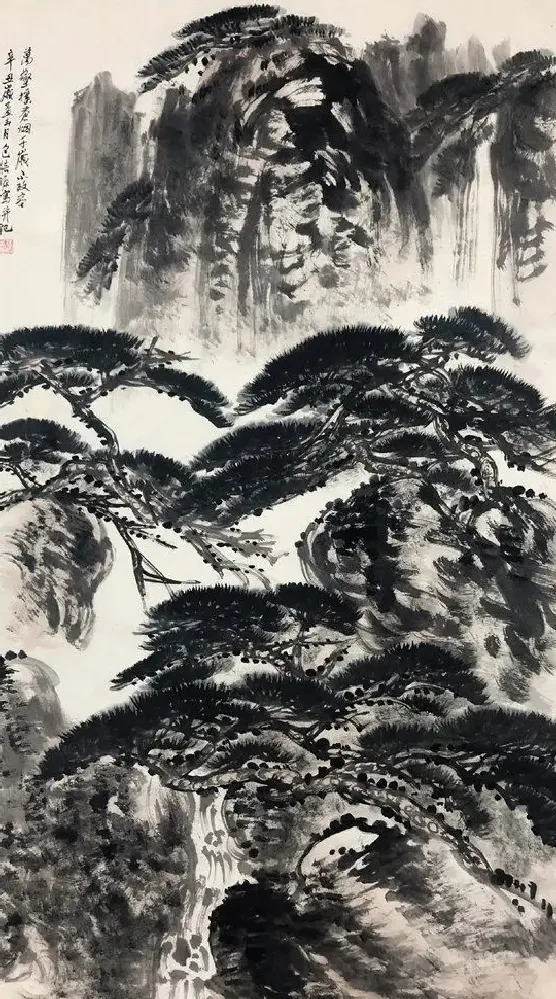 包信源·万壑摇苍烟