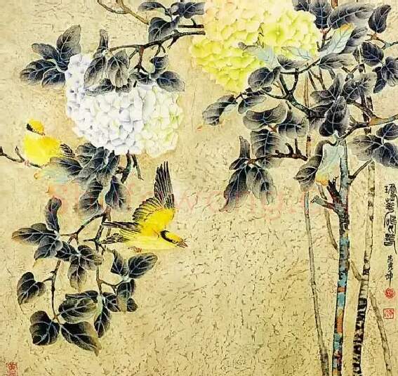 朱秀坤·琼花鸣春