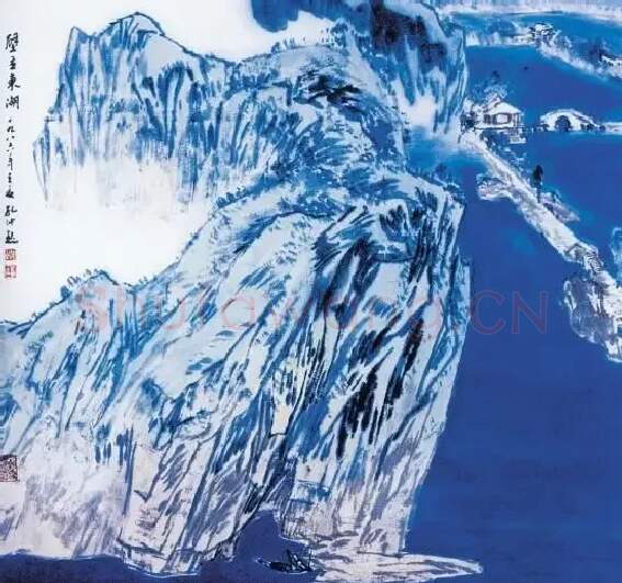 孔仲起·壁立东湖