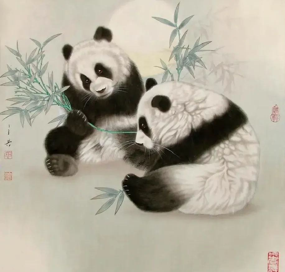 石立兴·双宝图