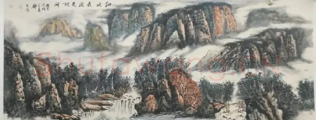 郑文乔·山水国画