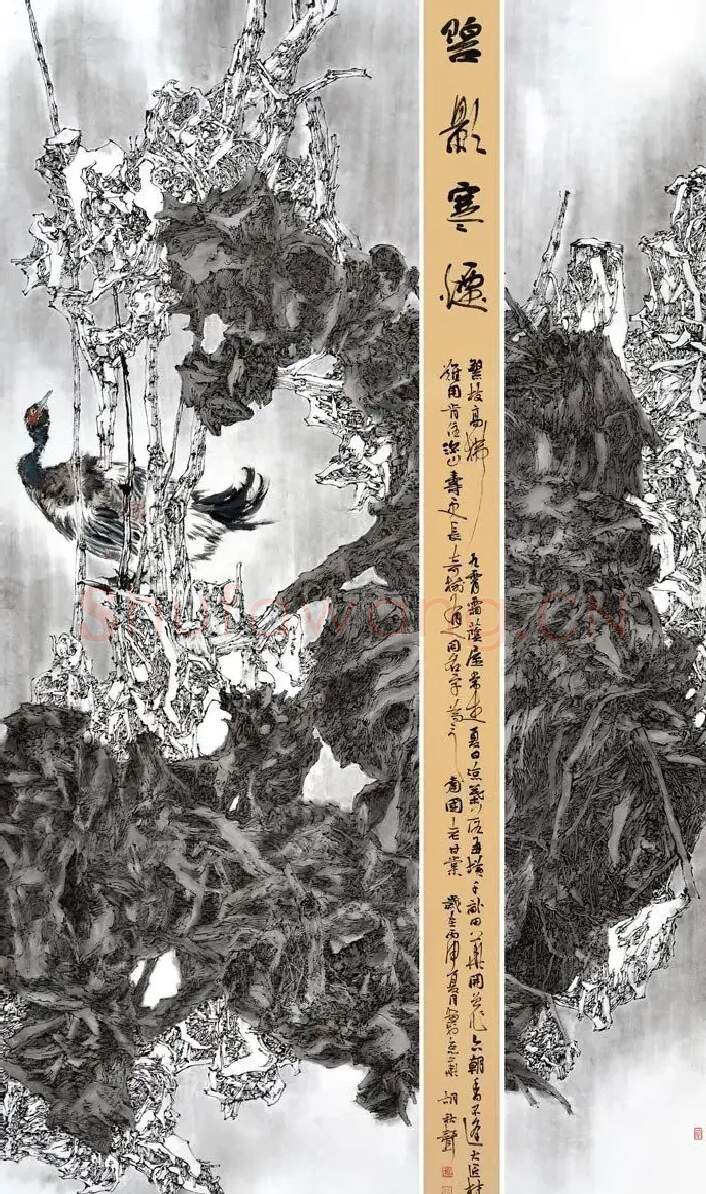 胡秋声·碧影寒烟