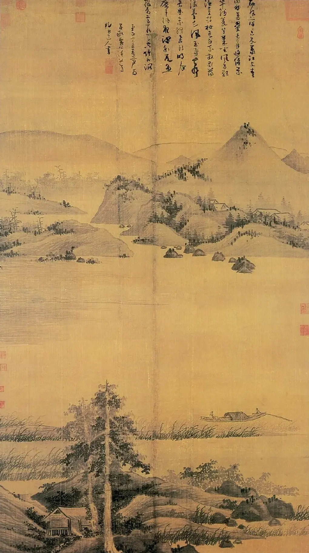 吴镇·渔父图 