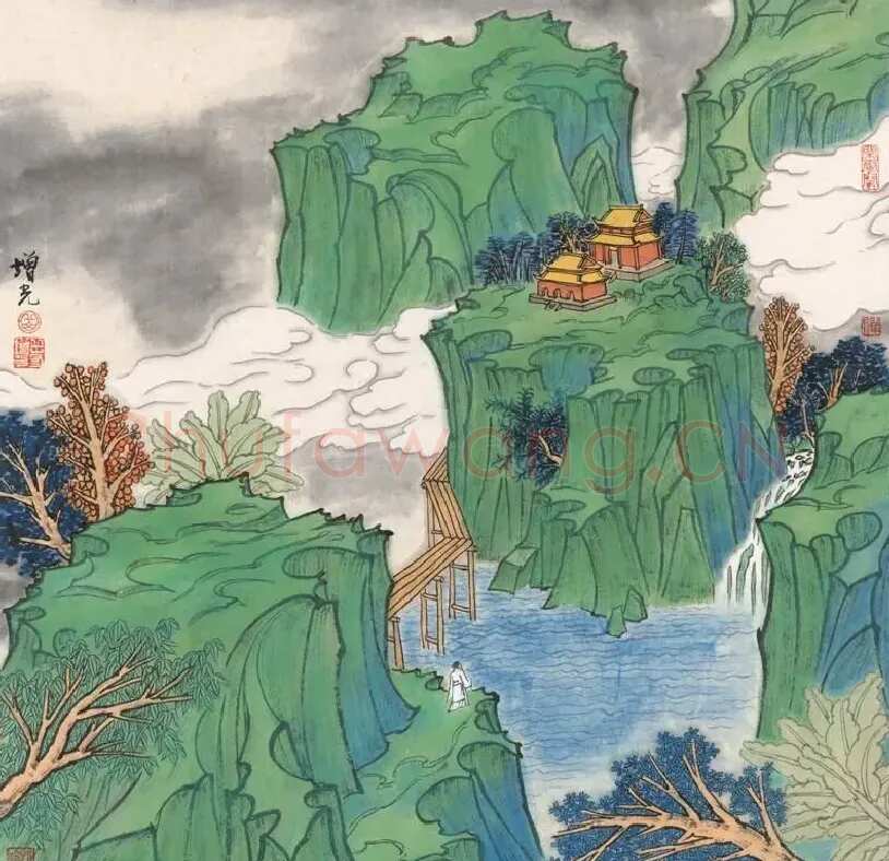 岳增光·春云出岫